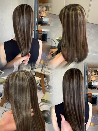 カラー 艶カラー🫧✨️ 平内天将/金剛駅のヘアスタイル