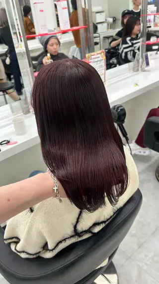 ロング カラー パーマ ヘアアレンジ メンズ キッズ 盛れ韓国ハイトーン 🎀Himari🎀のヘアスタイル