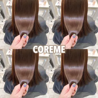 ミディアム 横浜🍒ルーツカラー エクステ／RIEのヘアスタイル