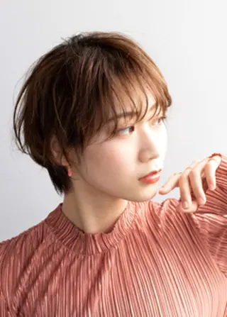ショート カラー LOOP hairのヘアスタイル