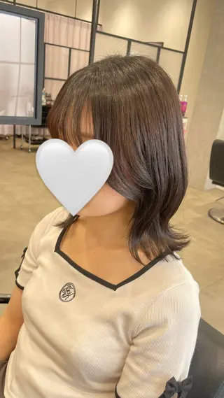 ミディアム 佐藤 由依/水光カラーのヘアスタイル