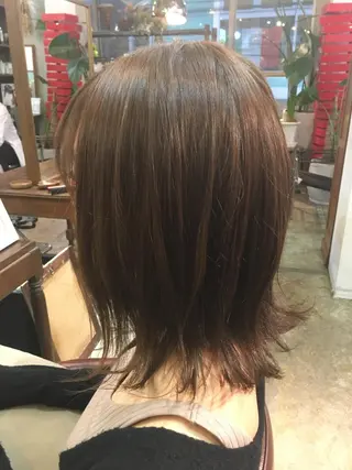 ミディアム カラー 𓍲꙳yamada haruna⋆ 𓍱のヘアスタイル