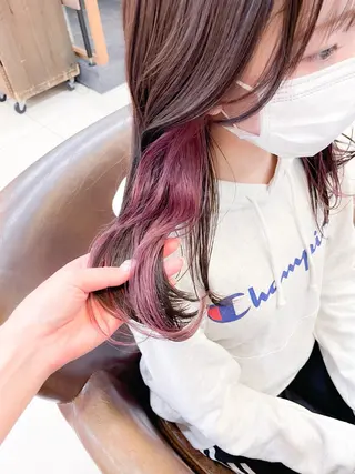 セミロング カラー ✨カラー支持No.1 🧸ワキ カナコ🧸のヘアスタイル