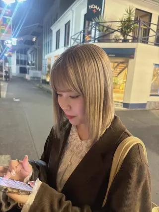 ミディアム カラー 💎透明感カラー特化 💎TAISEIのヘアスタイル