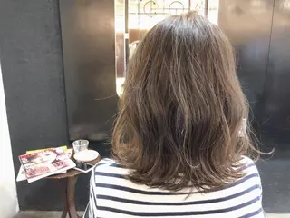 ミディアム カラー 髪質改善/艶髪/ 木山ゆかりのヘアスタイル