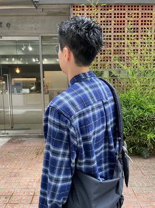 ショート メンズ 吉田一輝 外国人パーマのヘアスタイル