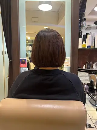 ミディアム イソベ ミズキのヘアスタイル