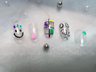 ショート カラー ネイル Nail NaNaのネイルデザイン