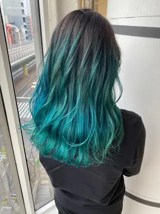 セミロング カラー welring hair salonのヘアスタイル