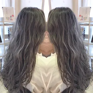 ロング カラー 青木 茂樹⭐️ 透明感カラーのヘアスタイル