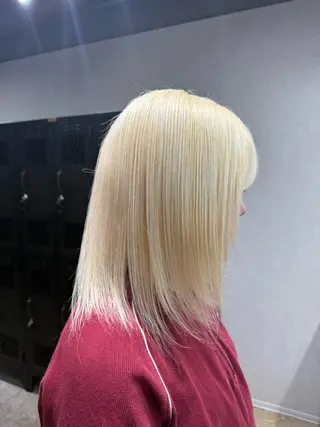 カラー ルシ🎨/ハイトーン デザイン/髪質改善のヘアスタイル