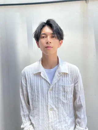ショート メンズ 【センターパート】 大竹　龍之介のヘアスタイル