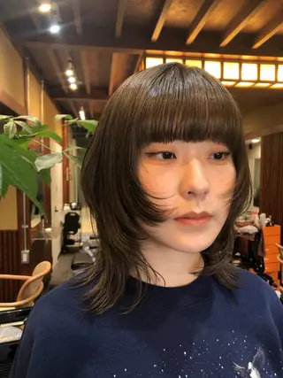 ミディアム カラー ゆるふわガーリーst yle🩰yuukaのヘアスタイル