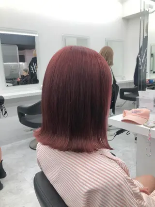 カラー *トレンド韓国スタイ ル🇰🇷モデル募集のヘアスタイル