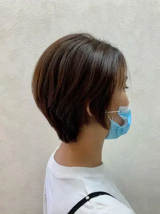 ショート 加藤 遥花のヘアスタイル