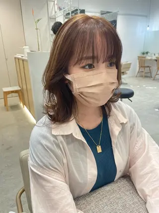 ミディアム 宮城 星のヘアスタイル