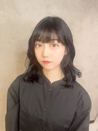 ミディアム KAEDE🎀 縮毛矯正＆パーマ特化のヘアスタイル