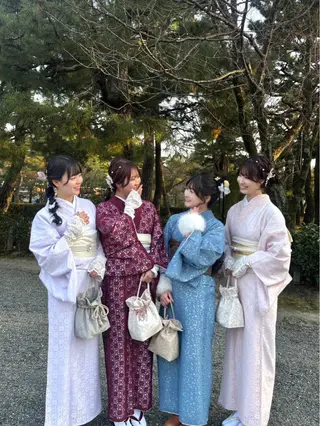 ヘアアレンジ 着物レンタルCASA キモノレンタルのヘアスタイル