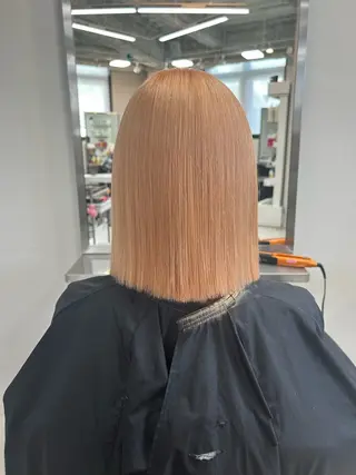 ショート カラー Maya川越/ エクステ/ハイトーンのヘアスタイル