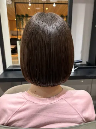 ショート ✨似合わせボブ✨ 縮毛矯正のヘアスタイル