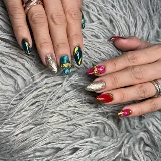 カラー ネイル nail salon LNのネイルデザイン