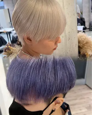 ショート ケアブリーチ🌟 ♢WATARU♢のヘアスタイル