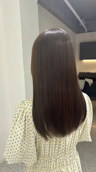 ロング カラー cher. 熊谷衣織のヘアスタイル