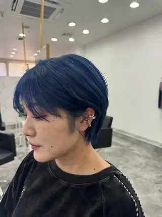 ショート デザインカラー/ ジュンナのヘアスタイル