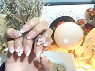 ロング カラー ネイル One Plus Nail Salonのネイルデザイン