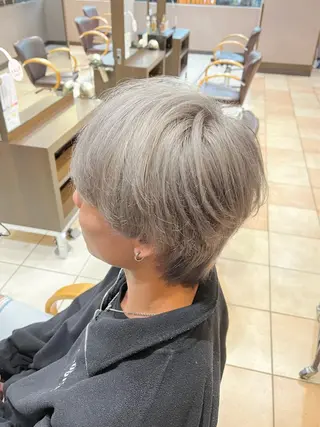 ミディアム カラー メンズ 🐦‍🔥フェザーパ ーマ🐦‍🔥きるやのヘアスタイル
