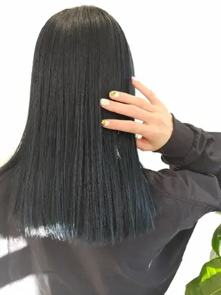 ミディアム カラー 渋谷隠れ家サロン🌿 河原志帆のヘアスタイル