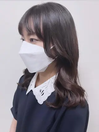 ミディアム カラー パーマ ニシダヒカリ🌙 髪質改善×似合わせのヘアスタイル