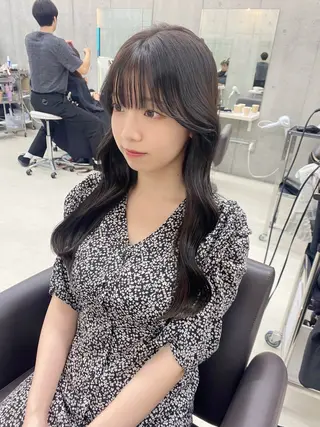 ロング カラー うる艶ヘア♡韓国好き 透明感　shotaのヘアスタイル