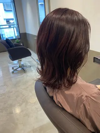 ミディアム カラー 坂井田 浩樹のヘアスタイル