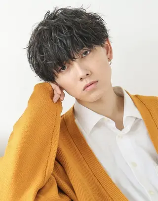 メンズ レディースパーマ モデル募集RIKOのヘアスタイル