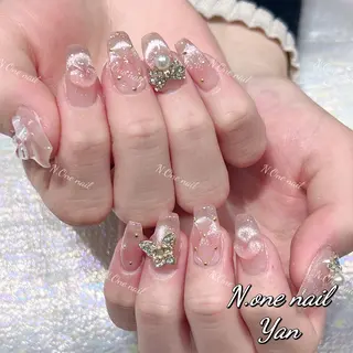 ネイル 長いだし/スカルプ/ パラシェルN.oneのネイルデザイン