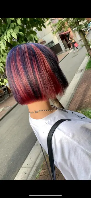 カラー 石井辰功也 フリーランス美容師のヘアスタイル