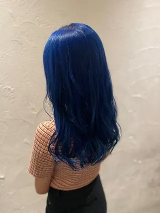 セミロング カラー 髪質改善/縮毛矯正/ ブリーチ/荊尾のヘアスタイル