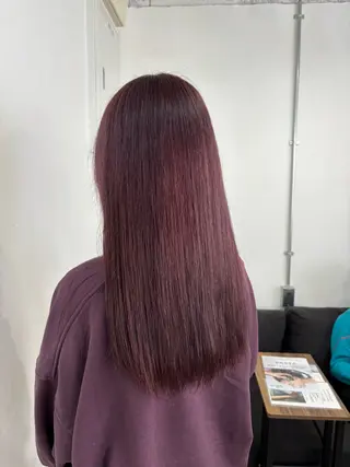 ロング LoRE🎀塩崎莉子 縮毛矯正/ブリーチのヘアスタイル