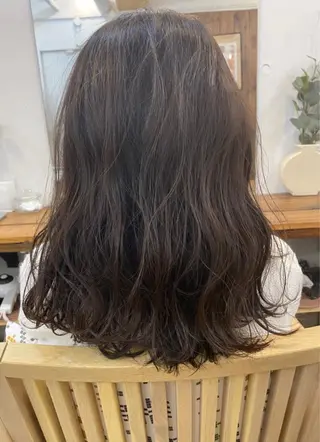 セミロング 🍃透明感スタイル yu-ka🍃のヘアスタイル