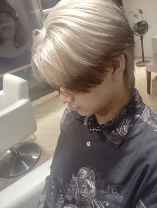 メンズ カラー 山中 あるのヘアスタイル