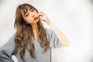 ロング カラー パーマ ヘアアレンジ 次世代シールエクステ 錦糸町 小泉 朋之のヘアスタイル