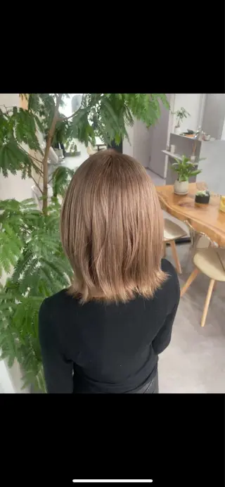 ミディアム カラー 🎀カラー ✨横浜／トレンドのヘアスタイル