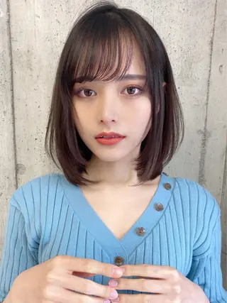 ショート カラー ツヤ髪になりたい方へ 🩷柴田知亜希のヘアスタイル
