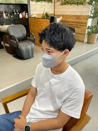 ショート メンズ かんばら りょーいのヘアスタイル