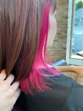 ミディアム カラー 三浦 健太郎のヘアスタイル