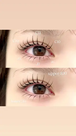 マツエク・マツパ 横浜 *束感まつ毛* 🐰はま🐰のマツエク・マツパデザイン