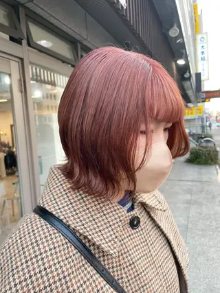 ミディアム カラー イワタ マハ/ minim hairのヘアスタイル