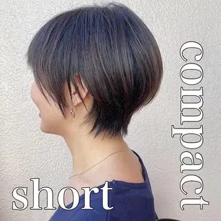 ショート カラー 新宿/レイヤー特化 韓国ヘア/海外ヘアのヘアスタイル