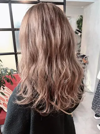 ロング カラー なかの たくみのヘアスタイル